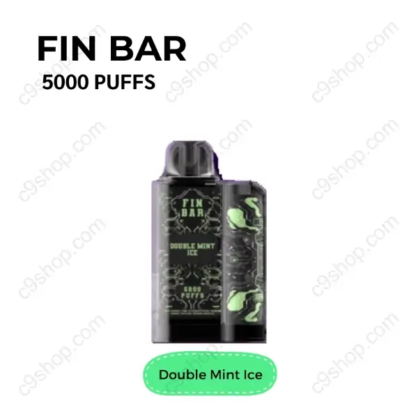 fin bar 5000 puffs double mint ice