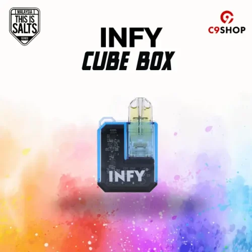 infy cube box navy blue