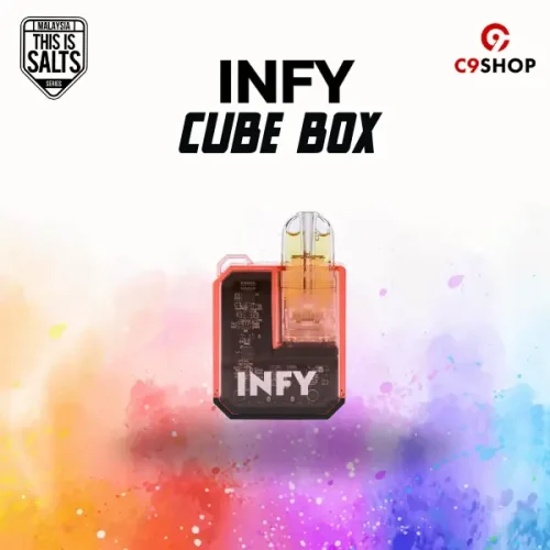 infy cube box wine red