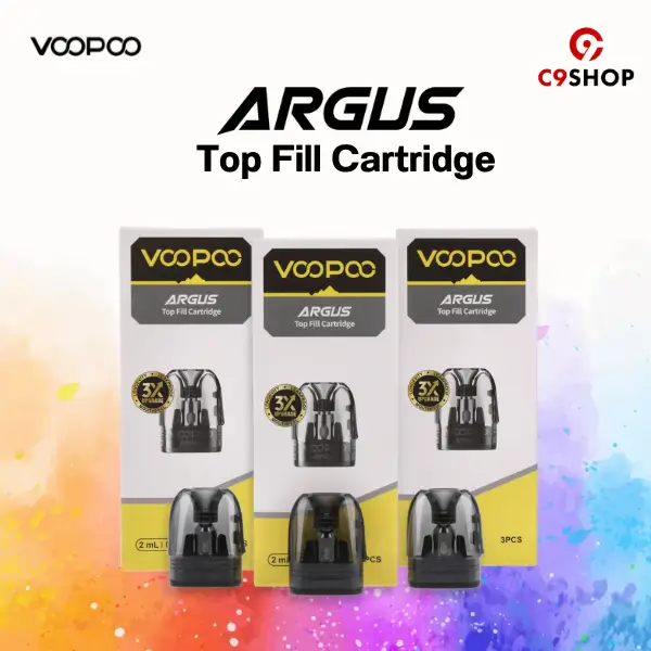 argus top fill cartridge 3 pcs
